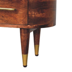 Media Unit - Two Drawer Open Slot