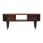 Media Unit - Two Drawer Open Slot