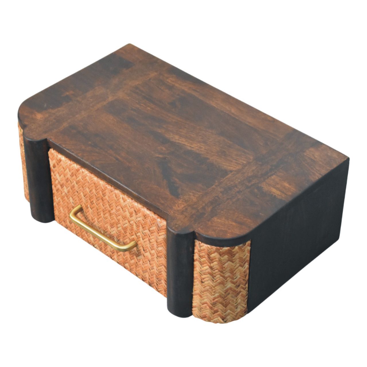 Wall-Mounted Drawer - Rattan Curve