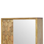 Mirror Cabinet - Pineapple Carved
