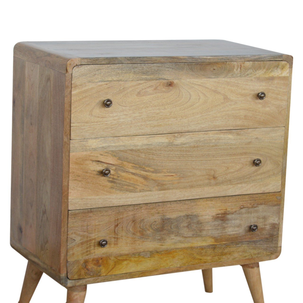 Oak-ish Chest of Drawers Curved