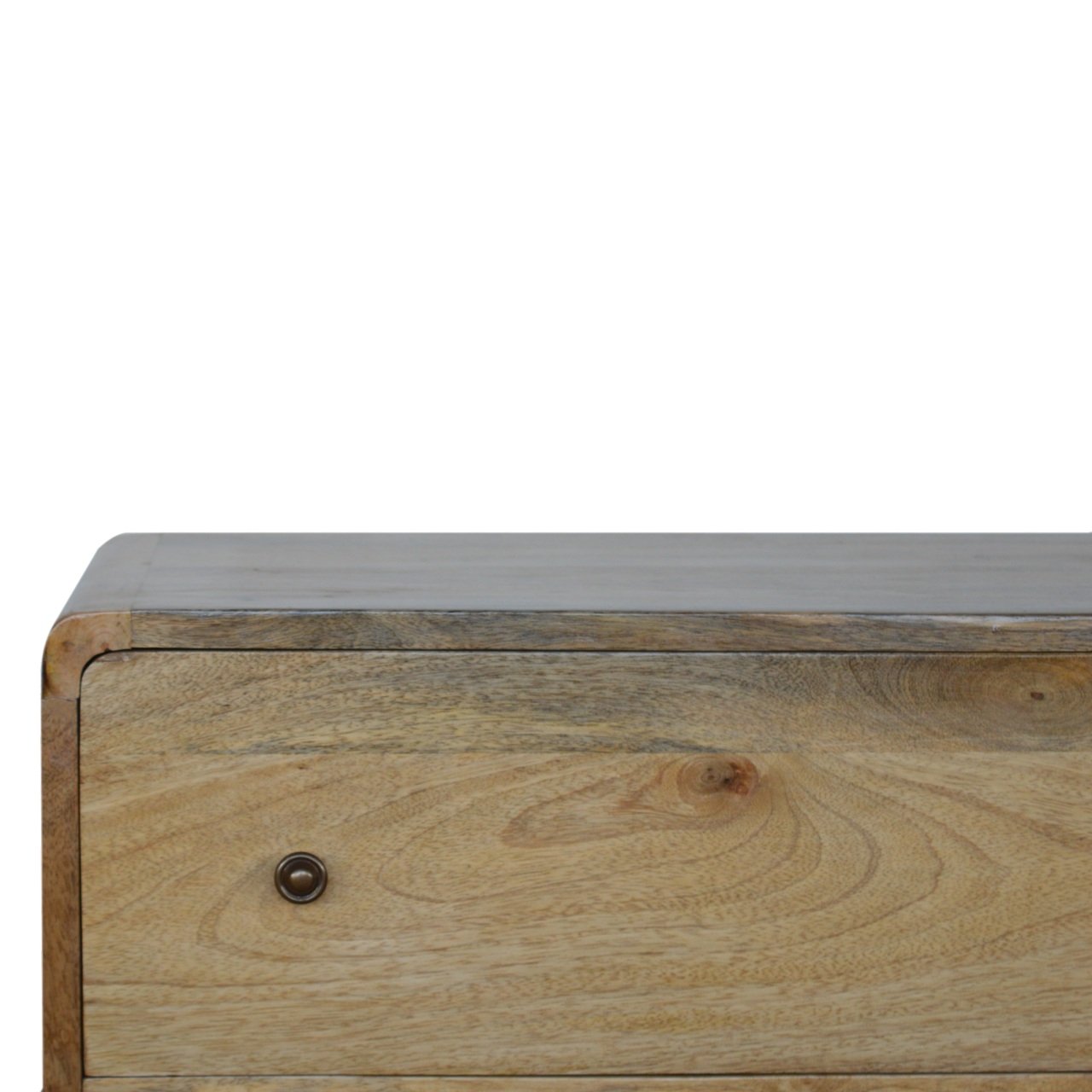 Oak-ish Chest of Drawers Curved