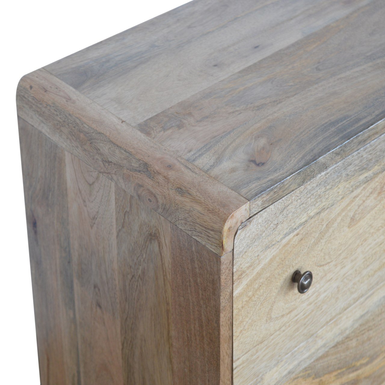 Oak-ish Chest of Drawers Curved