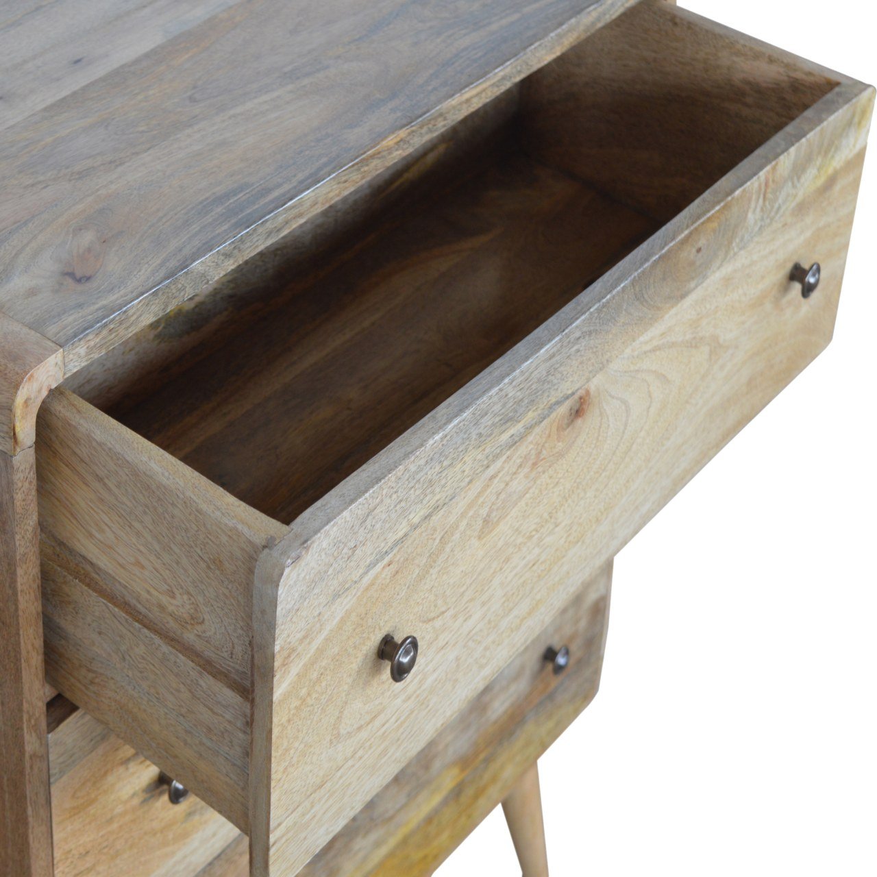 Oak-ish Chest of Drawers Curved