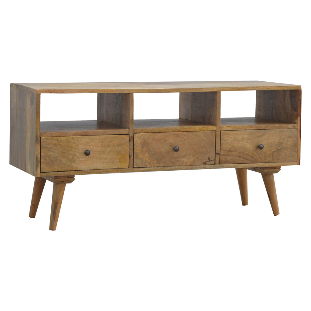 TV Unit with 3 Drawers - Nordic Style
