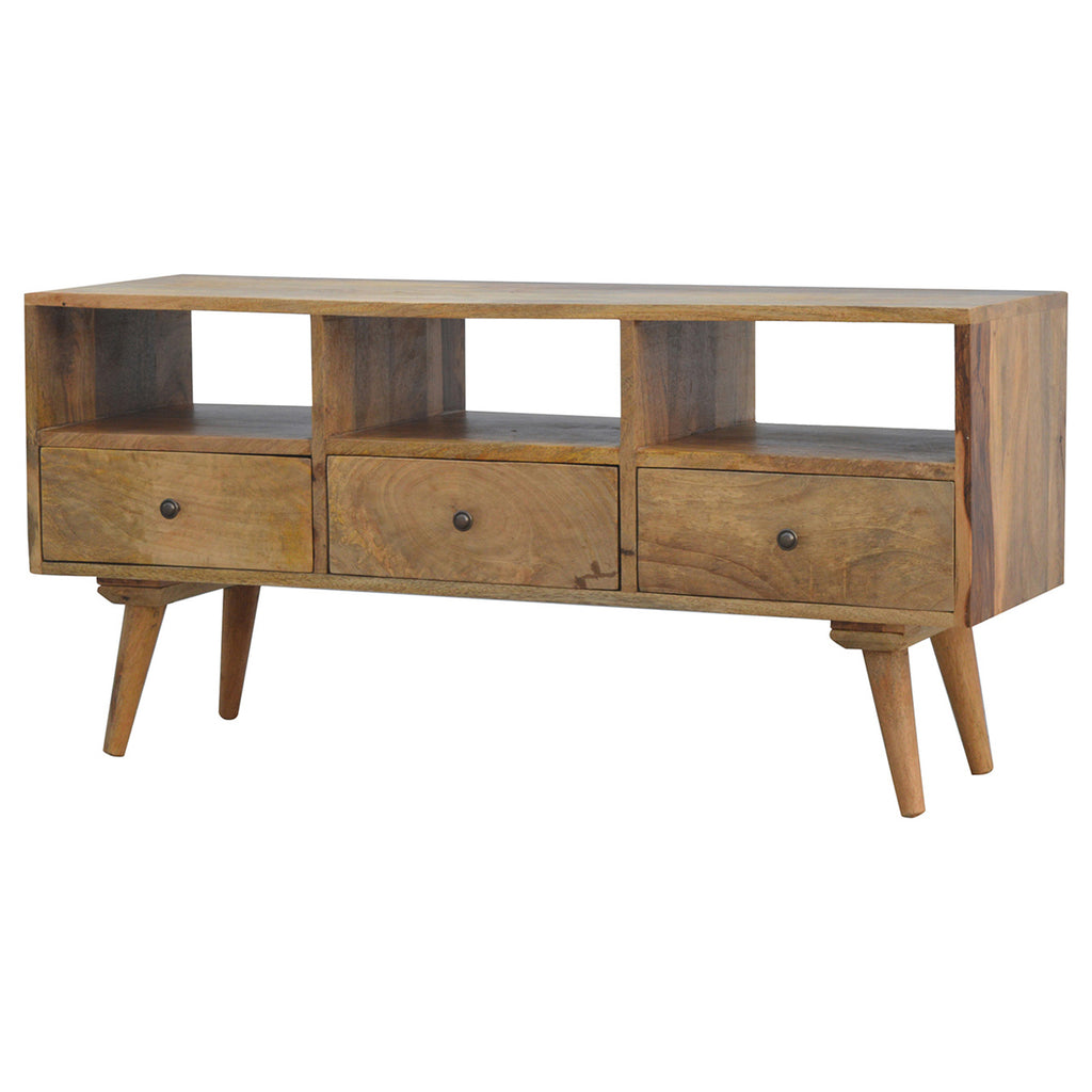 TV Unit with 3 Drawers - Nordic Style