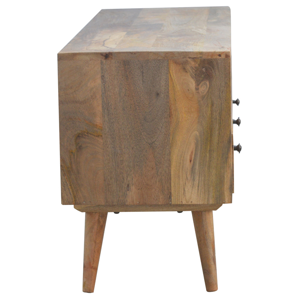 TV Unit with 3 Drawers - Nordic Style