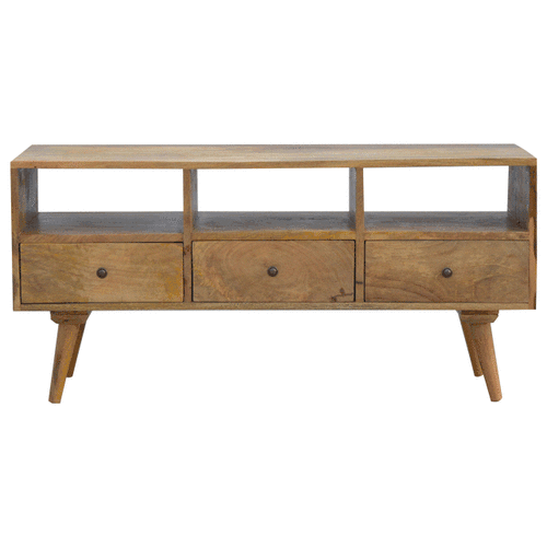 TV Unit with 3 Drawers - Nordic Style