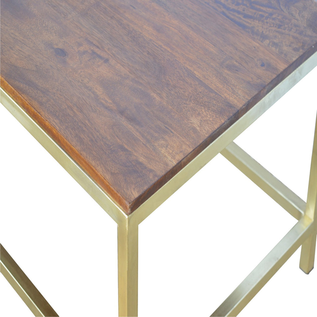 Coffee Table Rectangle Gold