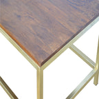 Coffee Table Rectangle Gold