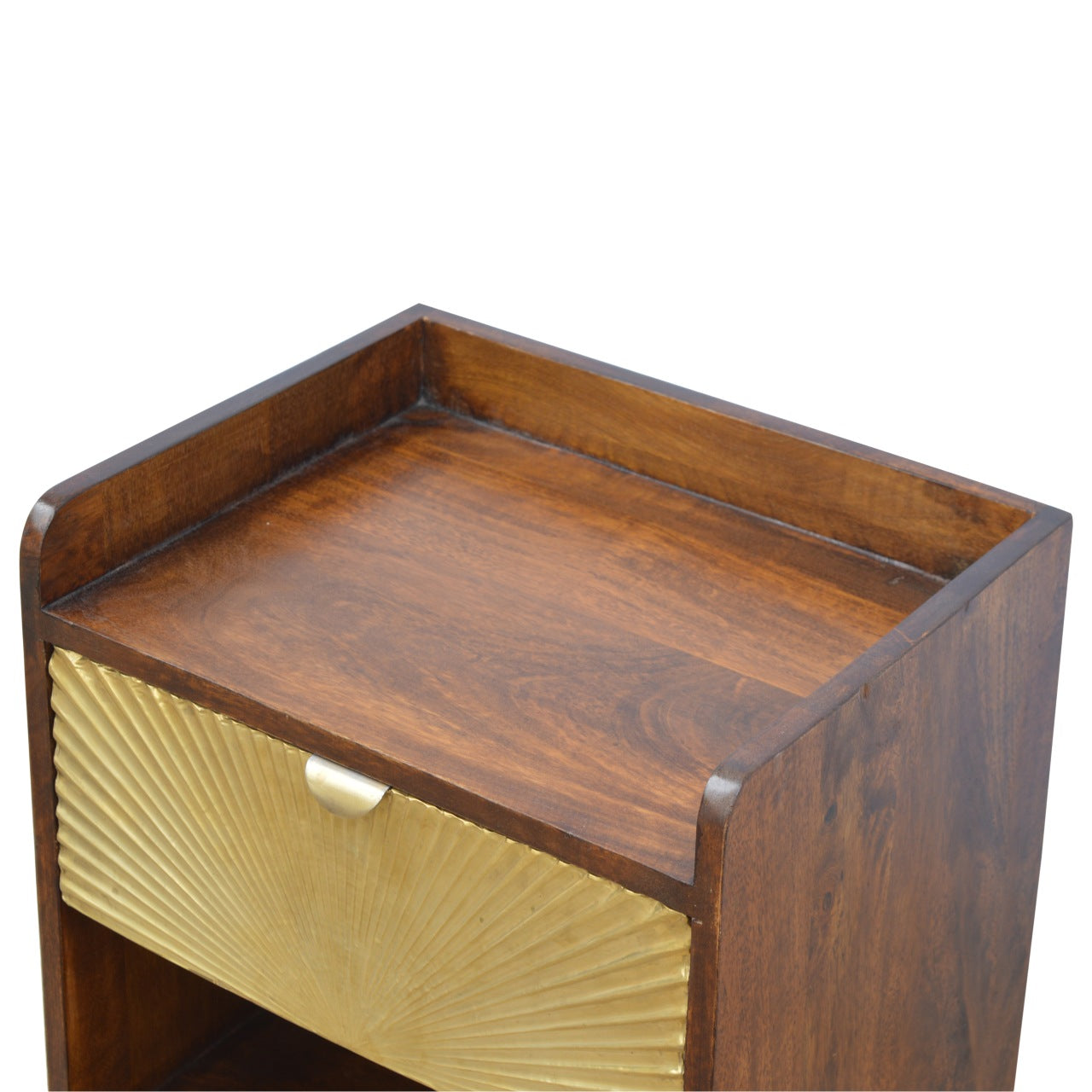 One Drawer Bedside Manila Gold