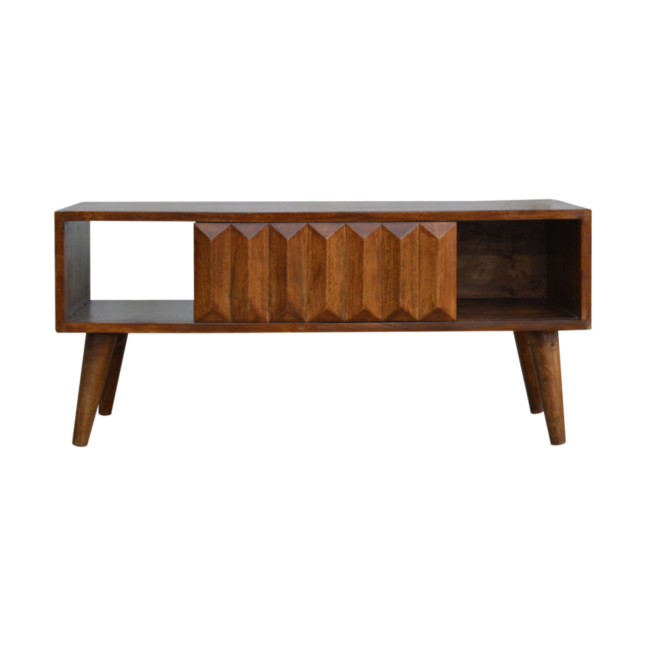 Chestnut Media Unit - Prism Sliding
