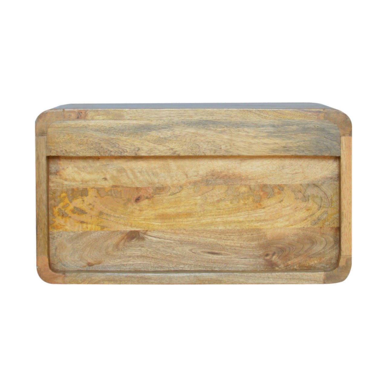 Oak-ish Bedside 2 Drawer Floating