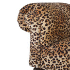 Velvet Bench Leopard Print