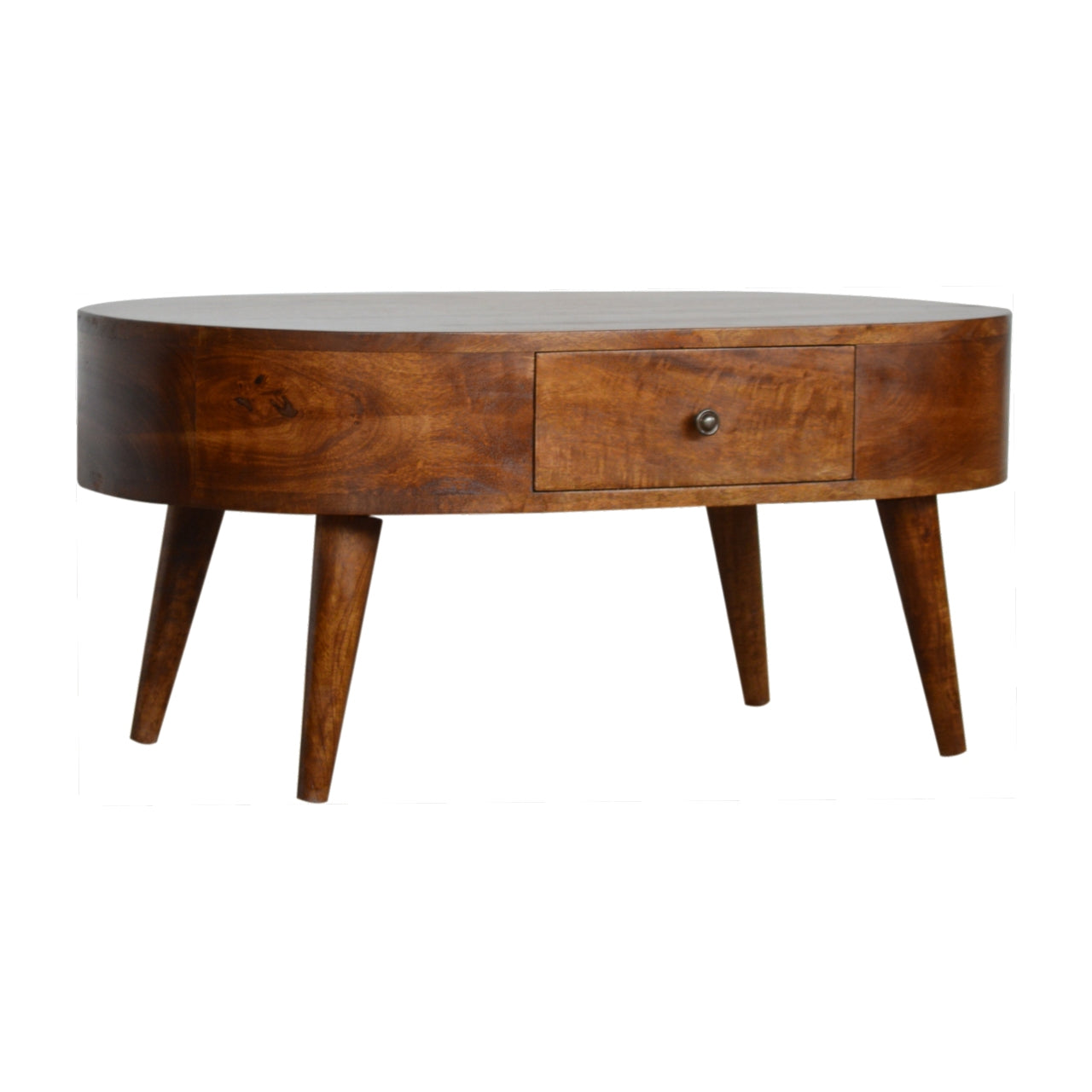 Chestnut Coffee Table Rounded
