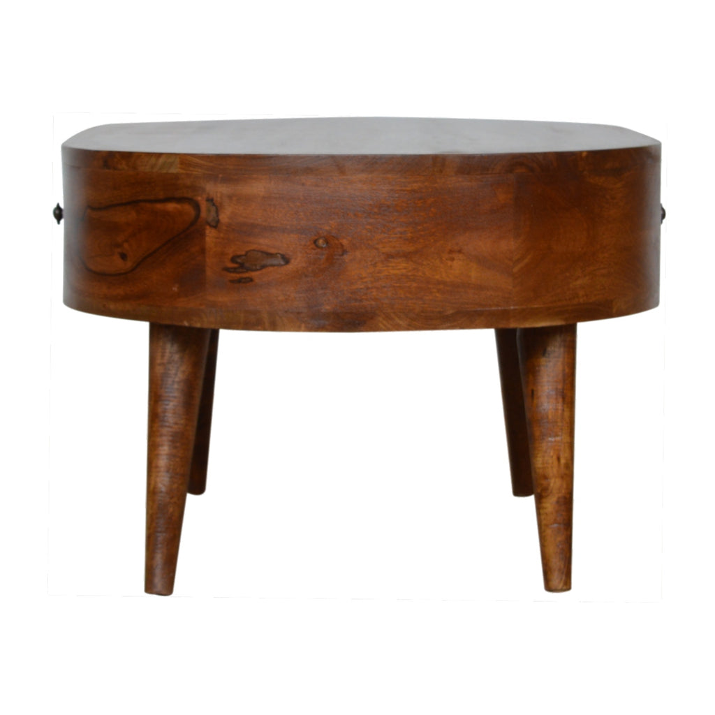 Chestnut Coffee Table Rounded